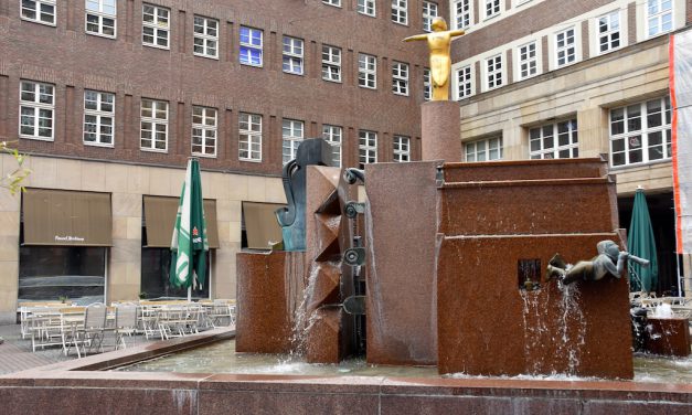 Erste Brunnen angestellt