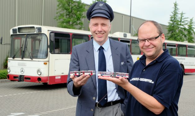 Modellbus sammelt für Restaurierung des Großen