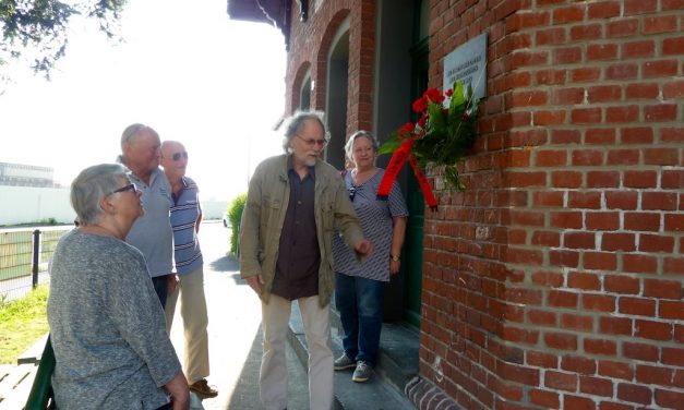 Rote Nelken gegen das Vergessen