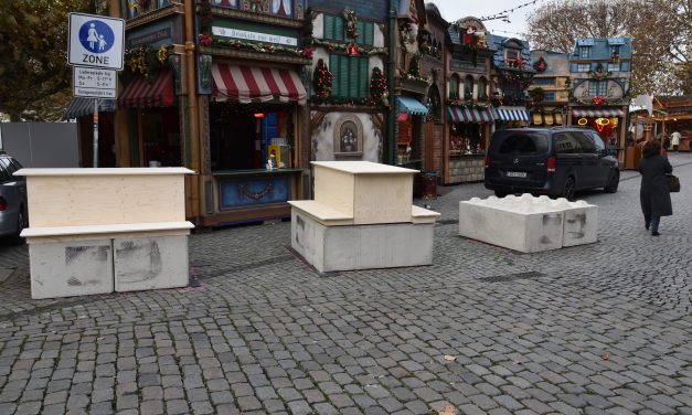 Keine Genehmigung für Umbau der Betonpoller&nbsp;?