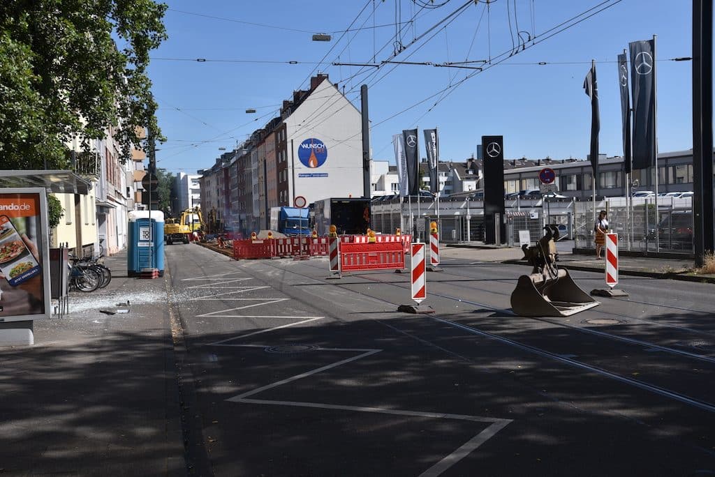 Symbolbild Gleisarbeiten Rheinbahn © Lokalbüro