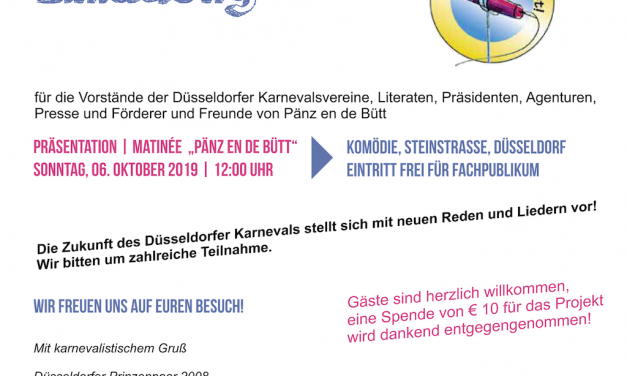 „PÄNZ EN DE&nbsp;BÜTT“