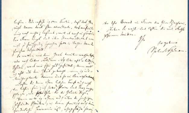 Heinrich-Heine-Institut kauft Brief von Robert Schumann
