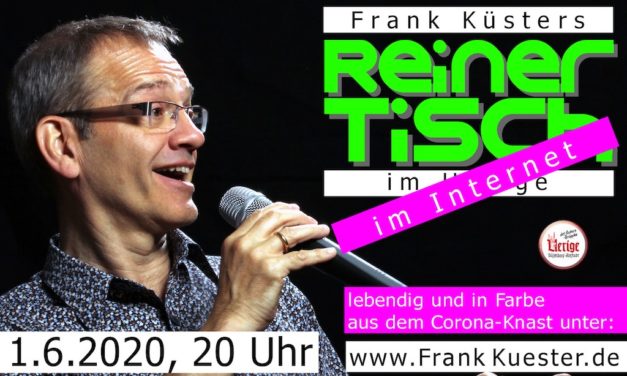 Reiner Tisch nicht im Brauhaus, sondern Online