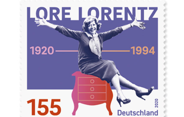 Lore Lorentz hat es auf eine Briefmarke geschafft