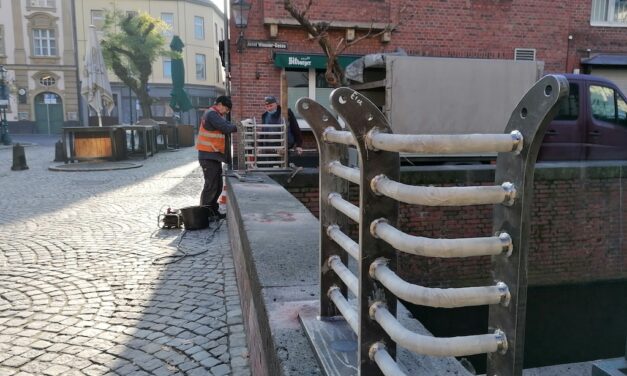 Arbeiten zur Sicherung der Düssel haben begonnen