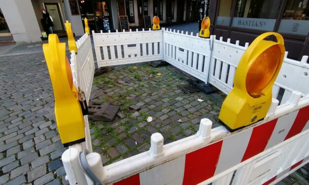 Baustelle am Carlsplatz: Der 7. Monat — sie hat es geschafft!