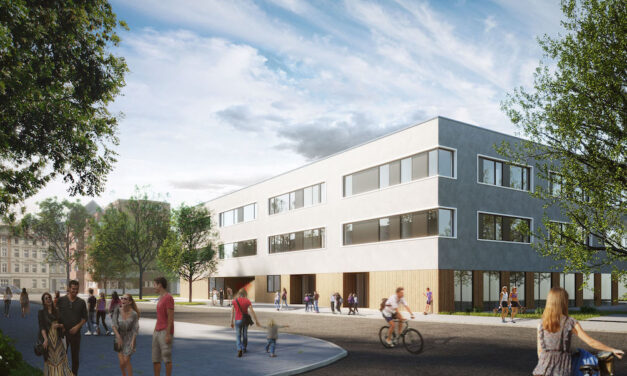 Grundsteinlegung für das Haus der Jugend