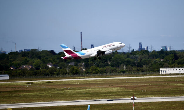 Steigender Flugverkehr am Düsseldorfer Airport