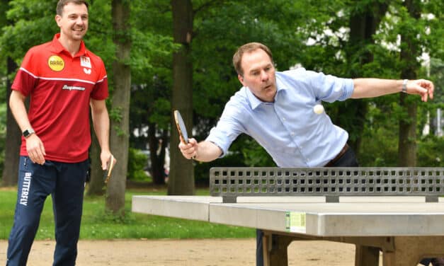 Breitensport-Kampagne “Düsseldorf spielt Tischtennis. Für Düsseldorf.” gestartet
