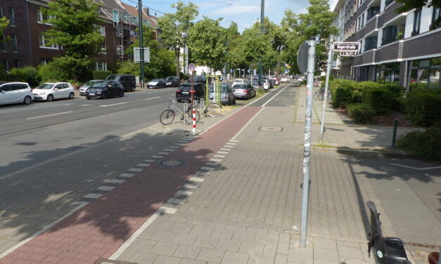 Die Grafenberger Allee wird fahrradfreundlicher