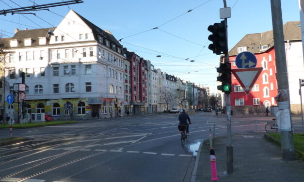 ÖPNV-Beschleunigung und Lückenschluss auf der Radverkehrsachse Richtung Uni