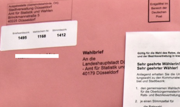 Bundestagswahl am 26. September: 409.316 Wahlberechtigte in Düsseldorf