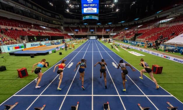 Weltklasse-Stabhochspringen mit Sam Kendricks und weiteren Top-Athleten am 20. Februar 2022 im PSD BANK&nbsp;DOME