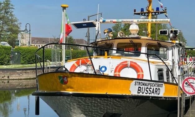 Die MS Bussard ist seit 50 Jahren im Dienst des Landes unterwegs