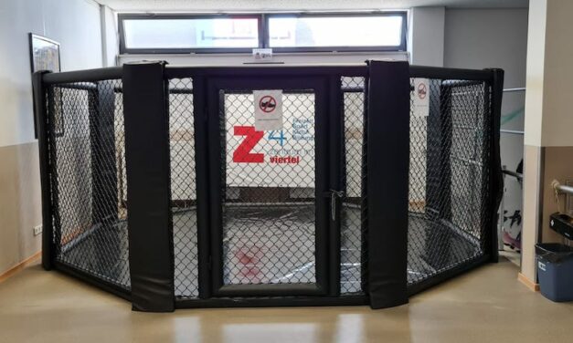 Einweihung eines neuen Boxrings in der Jugendfreizeiteinrichtung Z4