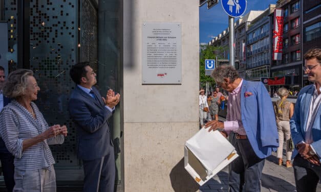 Neue Gedenktafel für Wilhelm von Schadow