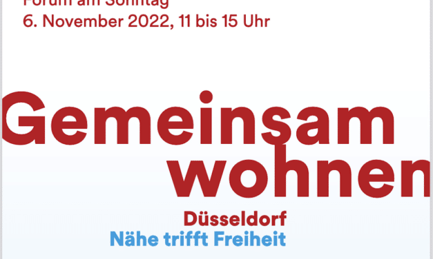 Informationstag “Gemeinsam wohnen” am Sonntag, 6. November
