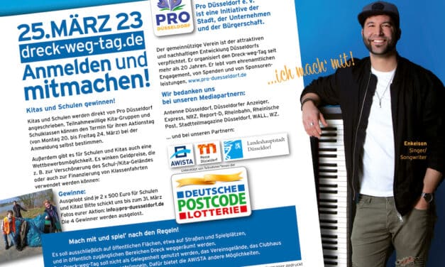 Die Düsseldorfer räumen Ihre Stadt&nbsp;auf