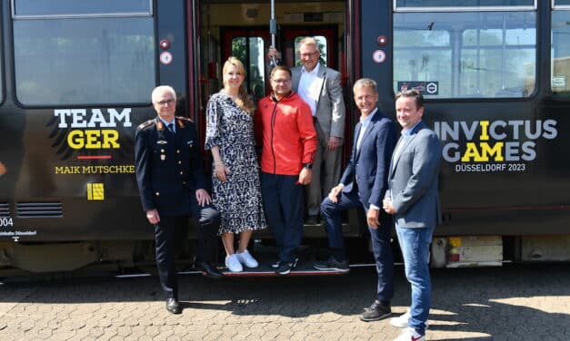 Rheinbahn und Invictus Games 2023 zeigen Gesicht