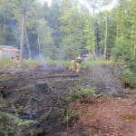 Feuerwehr verhindert größeren Waldbrand in Ludenberg