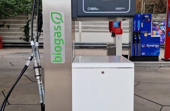 Erdgas-Tankstelle in Düsseldorf-Hassels wieder in Betrieb