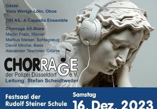 Chorrage der Polizei Düsseldorf präsentiert “Konzert im Advent”