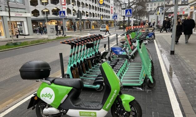 Neue Sharing-Station am Carlsplatz sorgt für mehr Ordnung in der Innenstadt
