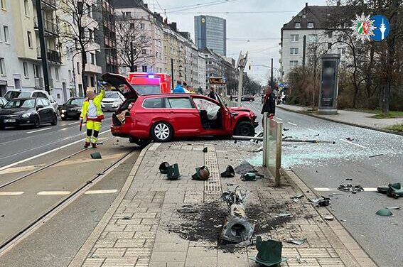 Verkehrsunfall in Düsseltal: 91-Jähriger in Lebensgefahr