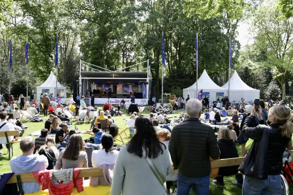 Archivbild Europa-Festival "The Sound of Europe" am Musikpavillon im Düsseldorfer Hofgarten statt. (c) Landeshauptstadt Düsseldorf/Ingo Lammert