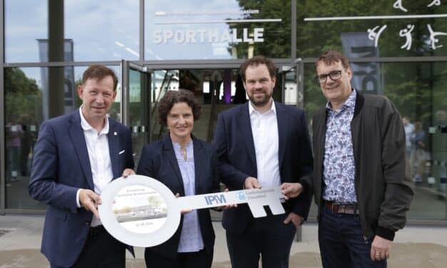 Das ist die neue Dreifachsporthalle am Annette-von-Droste-Hülshoff-Gymnasium