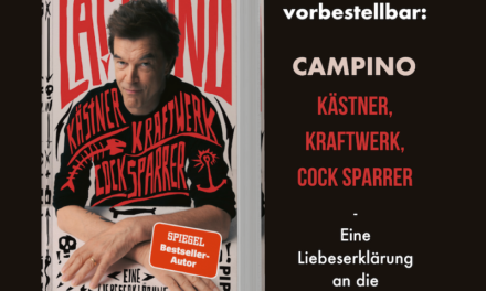 Neues Buch von Campino: „Kästner, Kraftwerk, Cock Sparrer. Eine Liebeserklärung an die Gebrauchslyrik“ erscheint am 24.10.2024!