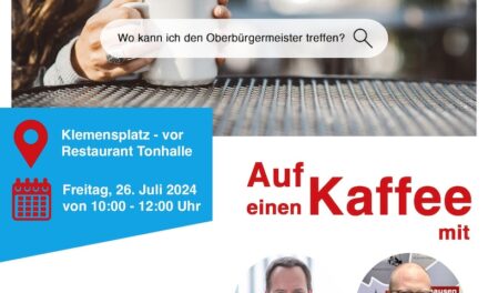 Der Düsseldorfer OB kommt zum Bürgerdialog nach Kaiserswerth