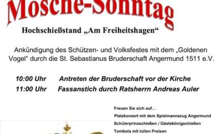 Möschesonntag eröffnet die Angermunder Feste