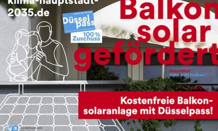 Mit dem Düsselpass zur kostenlosen Balkonsolaranlage