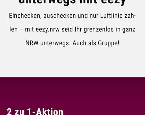 Mit Begleitperson „eezy“ und günstig durch NRW Bus und Bahn fahren