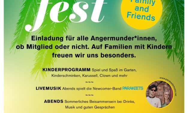 Der Angermunder Kulturkreis feiert ein Sommerfest