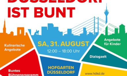 Haus der Kulturen Düsseldorf e.V. lädt zum Sommerfest „Düsseldorf ist bunt“ ein