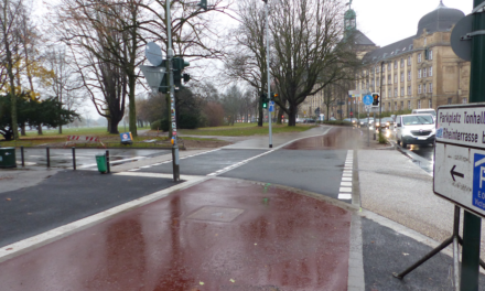 Ausstellung zur Radverkehrsförderung im KAP 1