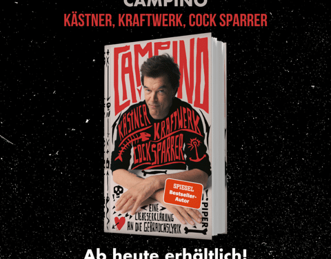 Campino veröffentlicht neues Buch: Eine Liebeserklärung an die Gebrauchslyrik