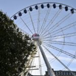 Das Wheel of Vision ist zurück auf dem Burgplatz