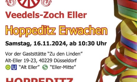 Hoppeditz-Erwachen in Eller – Start der Karnevalssession 2024