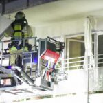 Zimmerbrand in einem Wohnhaus