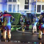 Wohnung in Vollbrand – Frau rettet sich durch Sprung aus Fenster