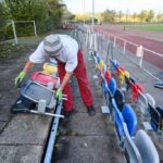 360 Sitzschalen der MERKUR SPIEL-ARENA für die Bezirkssportanlage Koblenzer Straße