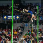 Malaika Mihambo springt beim ISTAF INDOOR in Düsseldorf