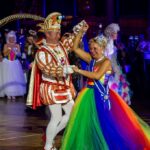 Glanzvoller Regenbogenball: Ein royales Spektakel in der Rheinterrasse