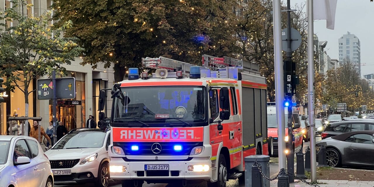 Brand in einem Lebensmittelgeschäft – Sprinkleranlage verhindert Schlimmeres