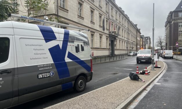 Neue Polleranlage auf der Mühlenstraße: Hoffnung auf schnelleren Betrieb