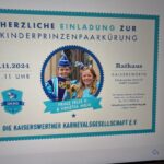 Die Kinderprinzen werden gekürt